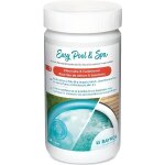 Bayrol chlore 5 actions easy pool et spa 1 kg en pastilles 20 g  dissolution lente