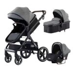 Bazarland30 poussette 3 en 1 bb combine sige - auto nacelle trio rversible rglable haute qualit ...