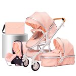 Bazarland30 poussette 3 en 1 bb combine sige - auto nacelle trio rversible rglable haute qualit ...