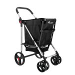 Bb basket tweed marine - chariot de course pliable - 4 roues - noir - design moderne structure légère ... Bb basket tweed marine - chariot de course pliable - 4 roues - noir - design moderne structure légère ...
