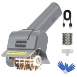 Bbq grill brush electrique sans fil nettoyeur rechargeable pour grill accessoire barbecue en acier inoxydable ...