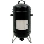 Bbq - toro fumoir hickory  46 cm gril de charbon de bois avec couvercle barbecue smoker