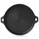 Bbq - toro plancha en fonte � 35 cm plaque de grillage po�le � griller