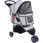 Poussette pour animaux - bc - elec - 5663 - 0015agrey - 3 roues - impermable - gris