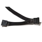 Cble dalimentation sata be quiet! cs - 3420 - noir - longueur 40 cm - connecteurs 2xsata