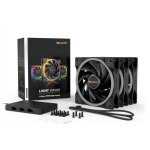 Ventilateur de botier - be quiet! - light wings - 120 mm - argb - triple pack de 3 ventilateurs