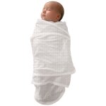 Baba - couverture miracle? - couverture d'emmaillotage - 100% coton - 0 - 3mois - leaf