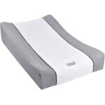 Beaba housse pour matelas � langer sofalange 100% coton nid dabeille eponge moelleuse - light mist