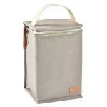 Beaba pochette repas bb isotherme gris perle