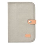 Baba - protge carnet de sant gris perle