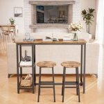 Mange debout - bealife - table à manger debout - 2 tabourets - 2 Étagères de rangement - ensemble table ... Mange debout - bealife - table à manger debout - 2 tabourets - 2 Étagères de rangement - ensemble table ...