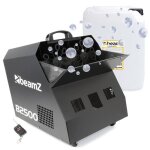 Machine  bulles beamz b2500 - double roue - ventilateur intgr - tlcommande sans fil