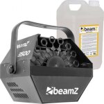Machine  bulles beamz b500 - 30 tours / min avec grande roue + 5l de liquide - blanc