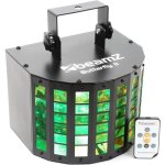 Jeu de lumires led beamz mini derby butterfly ii - 48 faisceaux de couleurs - tlcommande