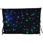 Rideau � leds dj beamz spw96 - 96 led rgbw - 20 shows lumineux - t�l�commande rf - mode dmx