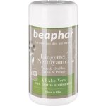 Beaphar lingettes nettoyantes yeux oreilles pattes et pelage 100 unités Beaphar lingettes nettoyantes yeux oreilles pattes et pelage 100 unités