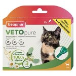 Beaphar vetopure pipette répulsive antiparasitaire chat 4 unités + 2 offertes Beaphar vetopure pipette répulsive antiparasitaire chat 4 unités + 2 offertes