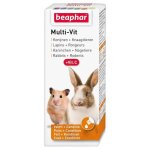 Vitamines multi - vit - beaphar - 50ml - pour lapins et rongeurs - 11 vitamines - vitamine c