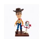 Beast kingdom - disney - mea - 012 - 2 - toy story 4 - woody & forky - 8cm
