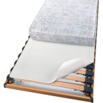 Beautissu lot de 2 protege matelas beautect ? isolateur sommier  lattes picots souples - sous - matelas ...