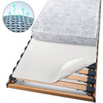Beautissu beautect - protege matelas blanc - 80x200 cm - isolateur pour sommier a lattes - a picots souples ... Beautissu beautect - protege matelas blanc - 80x200 cm - isolateur pour sommier a lattes - a picots souples ...