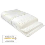 Beautissu coussin memory foam beauergo fn coussin repose nuque en bambou - 65x40x14 cm - hauteur rglable ...