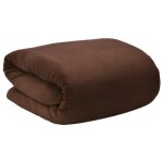 Beautissu couverture polaire 220x240cm marron foncé couvre - lit aurelia - plaid jeté de canapé très ... Beautissu couverture polaire 220x240cm marron foncé couvre - lit aurelia - plaid jeté de canapé très ...