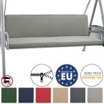 Beautissu loft hs ensemble des coussins de balancelle de jardin - 180x50x6cm - 3 places assise + dossier ...