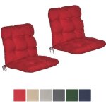 Beautissu matelas coussin pour chaise fauteuil de jardin terrasse flair nl 100x50x6cm rouge set de 2 ... Beautissu matelas coussin pour chaise fauteuil de jardin terrasse flair nl 100x50x6cm rouge set de 2 ...