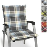 Beautissu matelas coussin pour chaise fauteuil de jardin terrasse sunny bk bleu 100x50x6cm