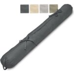 Beautissu viento boudin bas de porte ? 100% coton ? 100x10cm anthracite ? boudin de fen�tre avec passant ...