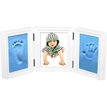 Bb cadre photo 3 pliant print frame kit de moulage empreinte de main / pied merveilleux souvenirs cadeau ...