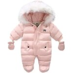 Bb combinaison de neige - manteau dhiver bb - barboteuse en polaire dhiver grenouillre pyjama paissie ...