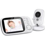 B�b� moniteur 3. 2 inches lcd couleur babyphone cam�ra vid�o b�b� surveillance 2. 4 ghz bidirectionnelle ...