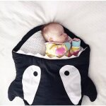 B�b� sac de couchage requin gigoteuse - douillette - turbulette noir