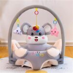 B�b� si�ge support si�ge de soutien canap� en peluche b�b� avec arche suspendu jouets forme souris
