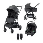 Bebeconfort brume trio poussette 3 en 1 0  4 ans compacte et lgre sige auto i - size mineral graphite ...