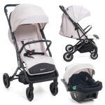 Bebelissimo - poussette combin�e duo 2 en 1 - si�ge auto 0 + lioni ? d�s la naissance ? jusqu?� 22kg ...