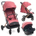 Bebelissimo - poussette combin�e duo 2 en 1 - si�ge auto 0 + lioni ? d�s la naissance ? jusqu?� 22kg ...