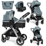 Bebelissimo - poussette combin�e trio 3 en 1 - si�ge auto 0m - nacelle - d�s la naissance - jusqu?� 22kg ...