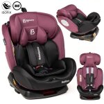 Bebelissimo - sige auto isofix - pivotant 360  - 40 - 150cm - (0 - 36kg) - hellios - bordeaux / noir ...