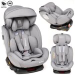 Bebelissimo - sige auto isofix - pivotant 360  - 40 - 150cm - (0 - 36kg) - hellios plus - gray - r129 ...