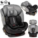 Bebelissimo - sige auto isofix - pivotant 360  - 40 - 150cm - (0 - 36kg) - hellios - gris / noir - ...