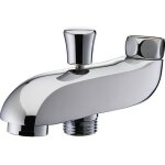 Bec pour robinet avec inverseur de baignoire - m�le 15x21 - femelle 15x21 noyon & thiebault