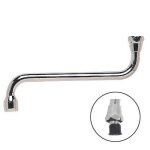 Bec standard - chrome - ecrou 20 / 27 - longueur 200 mm - avec arateur