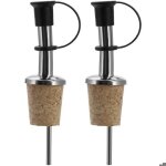 Becs verseurs pour spiritueux / huile / vinaigre en bouteille avec bouchon � clapet et tube a�ration ...