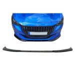 Becquet aileron dextension lvre avant pour peugeot 208 mk2 2020 + noir brillant