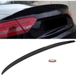 Becquet de coffre noir brillant pour audi a5 8t sportback de 2008 a 2015
