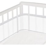 Bed surround tour de lit b�b� en maille respirante - protection � 360� pour votre b�b� (blanc)