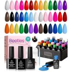 Beetles kit de vernis � ongles gel 20 couleurs ongles gel uv rouge violet bleu paillettes kit de vernis ...